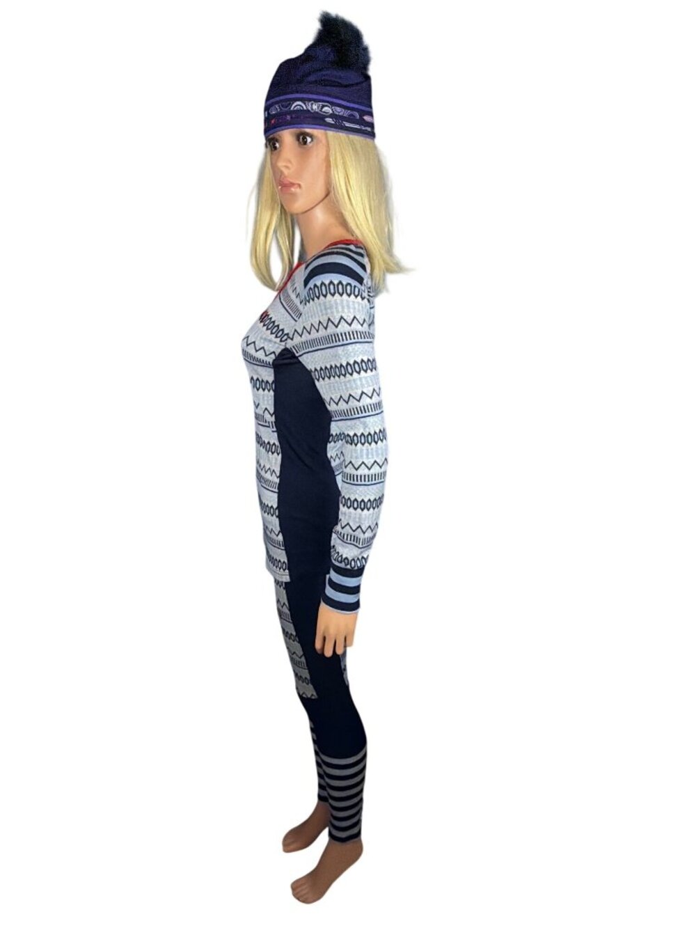 Kari Traa Åkle Blue Thermal Base Layer SET Medium Top/Bottom MSRP$240 - Picture 11 of 17